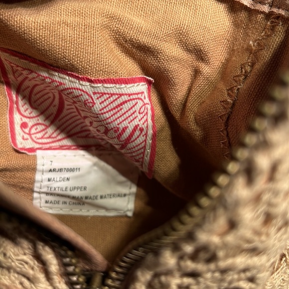 NWT Tan Lace & Faux Suede Booties - Picture 10 of 10